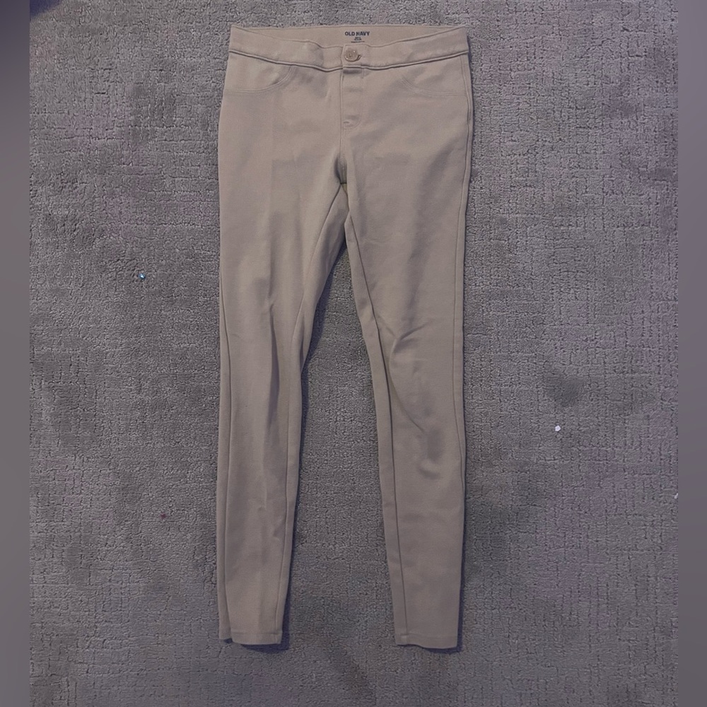 Beige Old navy school or everyday pants